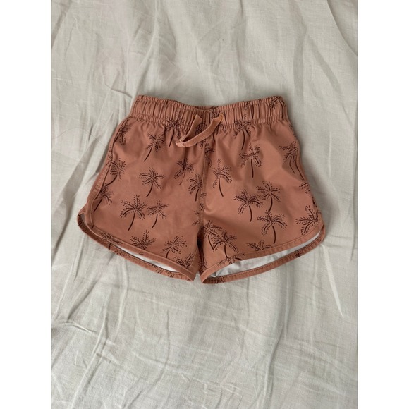 Rylee + Cru Other - Rylee + Cru Kids Palm Tree Print Swim Trunks 12-18 Months